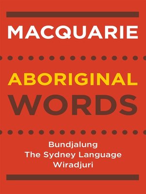 cover image of Macquarie Aboriginal Words